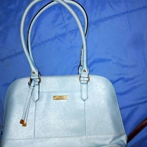 Beautiful Baby Blue Tignanello Shoulder Purse